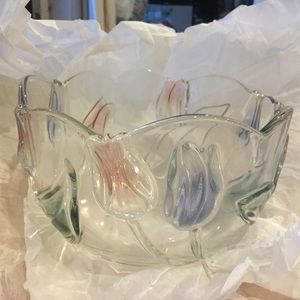 Mikasa Glass Tulip Bowl